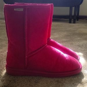 Magenta Bearpaw Boots